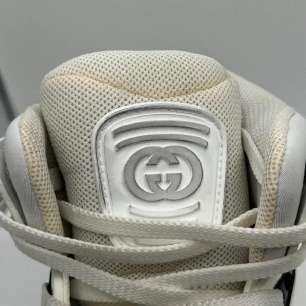 Gucci Men's Basket High-Top Sneakers 12 - Picture 10 of 11